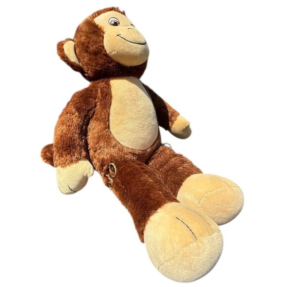 Build A Bear Smile Monkey Chimp Plush Stuffed Security Support Pet Toy - Picture 2 of 16